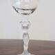 Set of 2 vintage Bayel crystal wine glasses