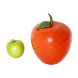 Orange apple ice cube tray