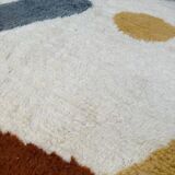 Handcrafted, colorful beni mrirt rug, size 150 x 250 cm