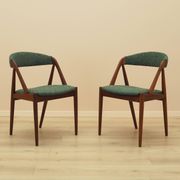 Set of two teak chairs, Danish design, 1970s, designer: Kai Kristiansen