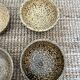 5 stoneware bowls