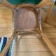 Pair of vintage bistro chairs with slats in beech (1960) - Style