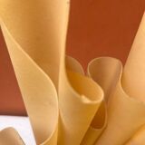 Draped plastic lamp