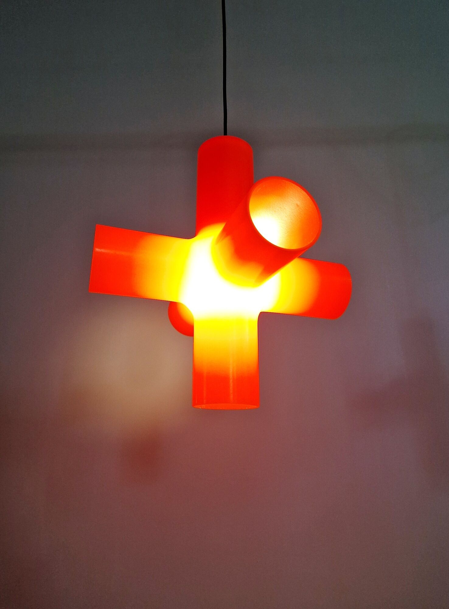 Suspension Crosslight orange, Jan Melis & Ben Oostrum, Dark (Belgium)