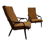 Paire de fauteuils par Antonin Suman