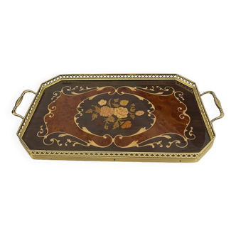 Marquetry tray