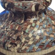 Large vase signed Jean Germino Vallauris