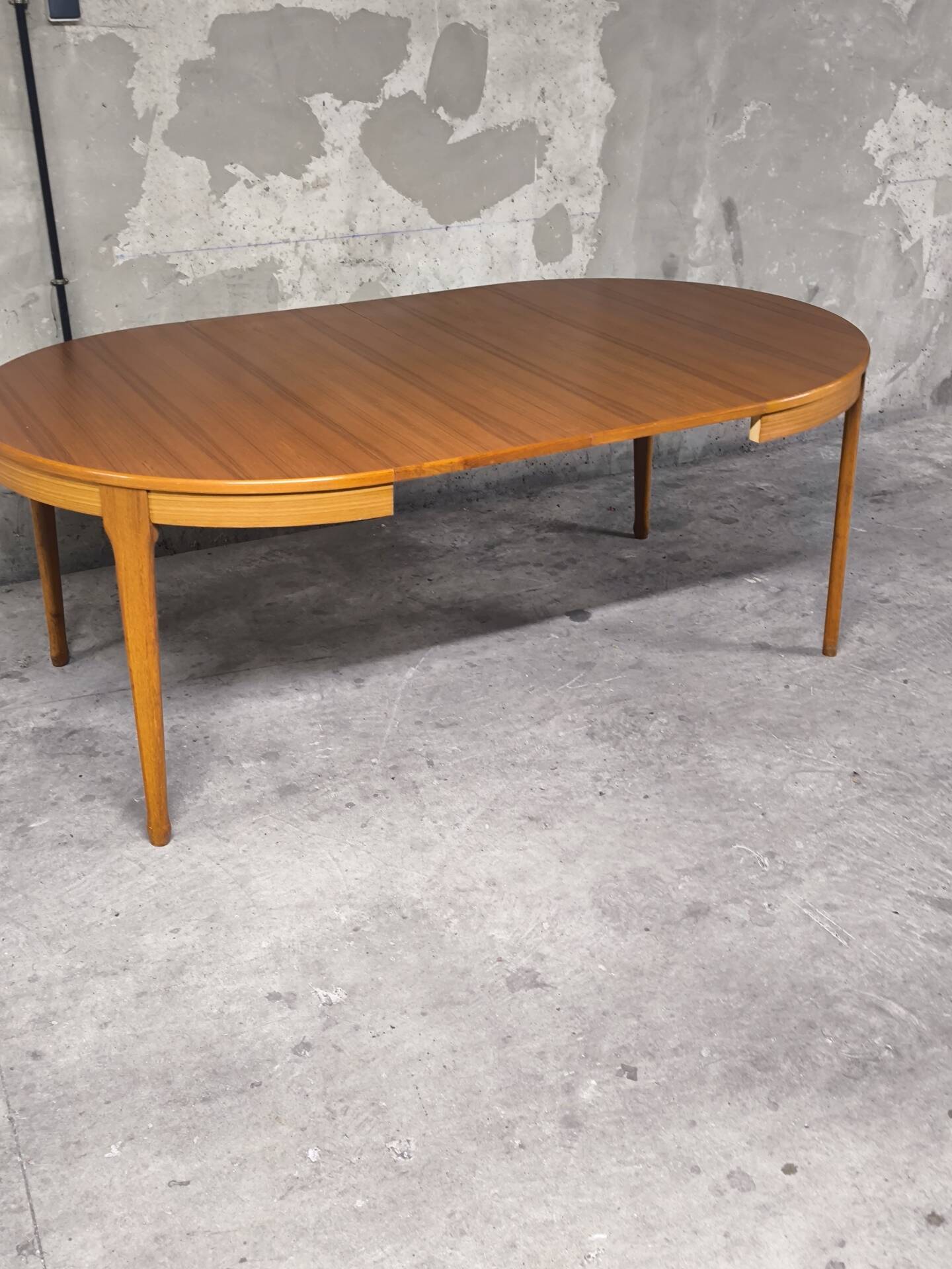 Vintage teak Scandinavian table from the 1960s.
