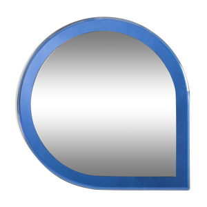 Miroir bleu italien du milieu du