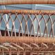 Vintage rattan magazine holder 60/70