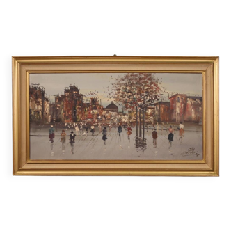 Modern painting signed and dated 1972