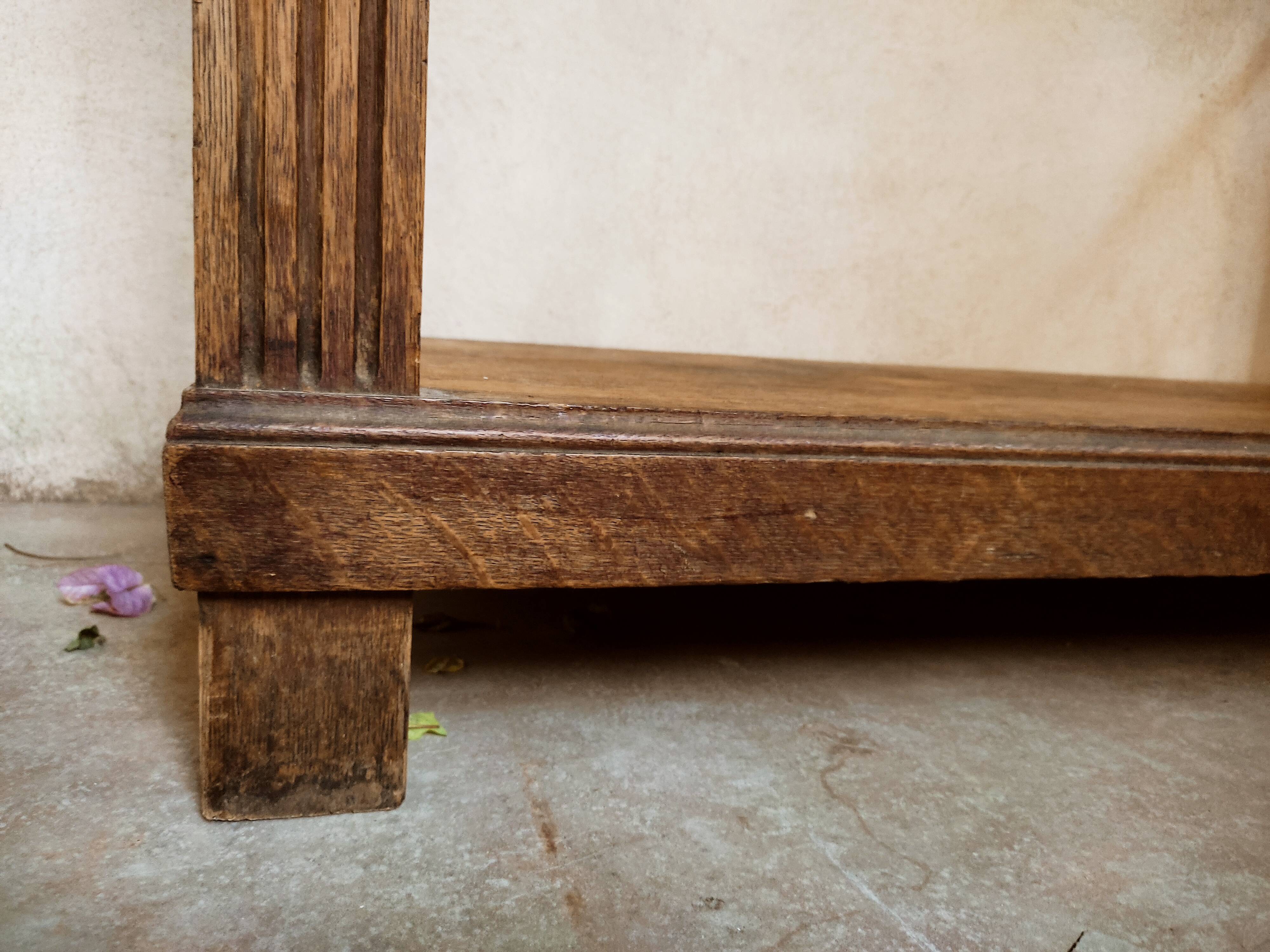 Art Deco oak console