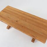 French Rustic Wooden Dining Table, 1950s
