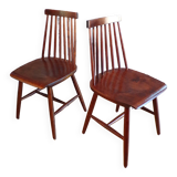 Pair of Ikea Stockholm chairs