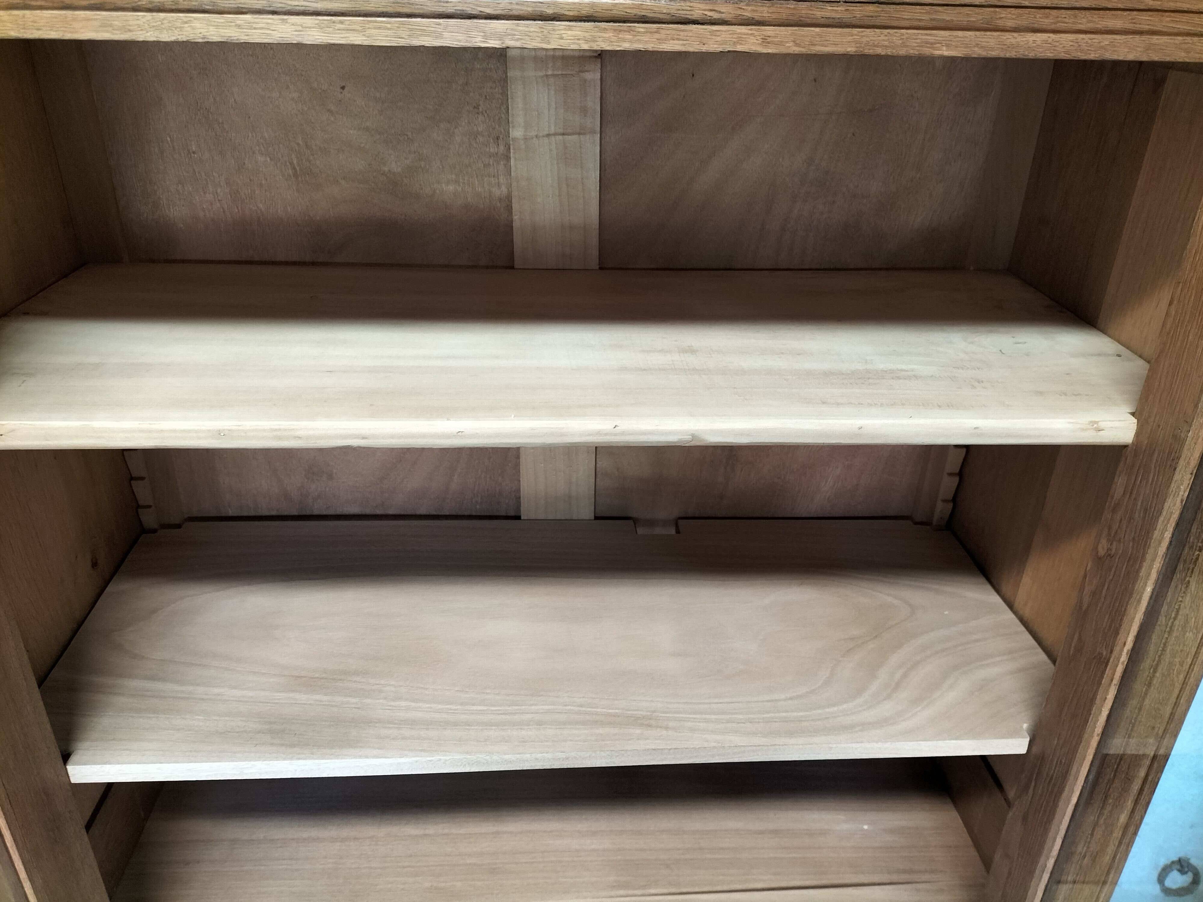 Large art deco glass cabinet.