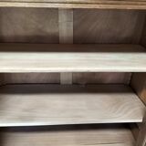 Large art deco glass cabinet.