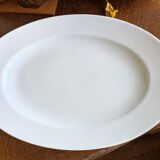 Plat ovale de service en porcelaine de Limoges - Chastagner