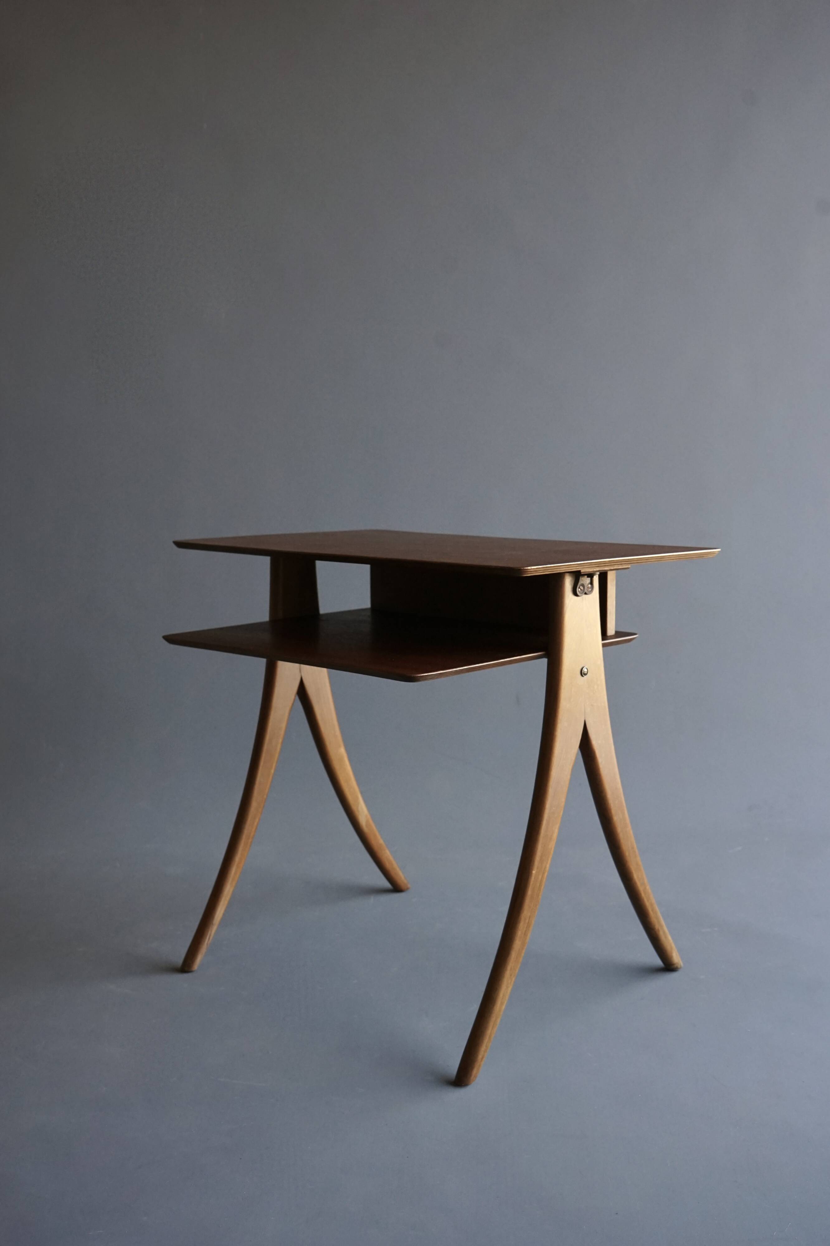 Table d'appoint en teck italien, années 1960