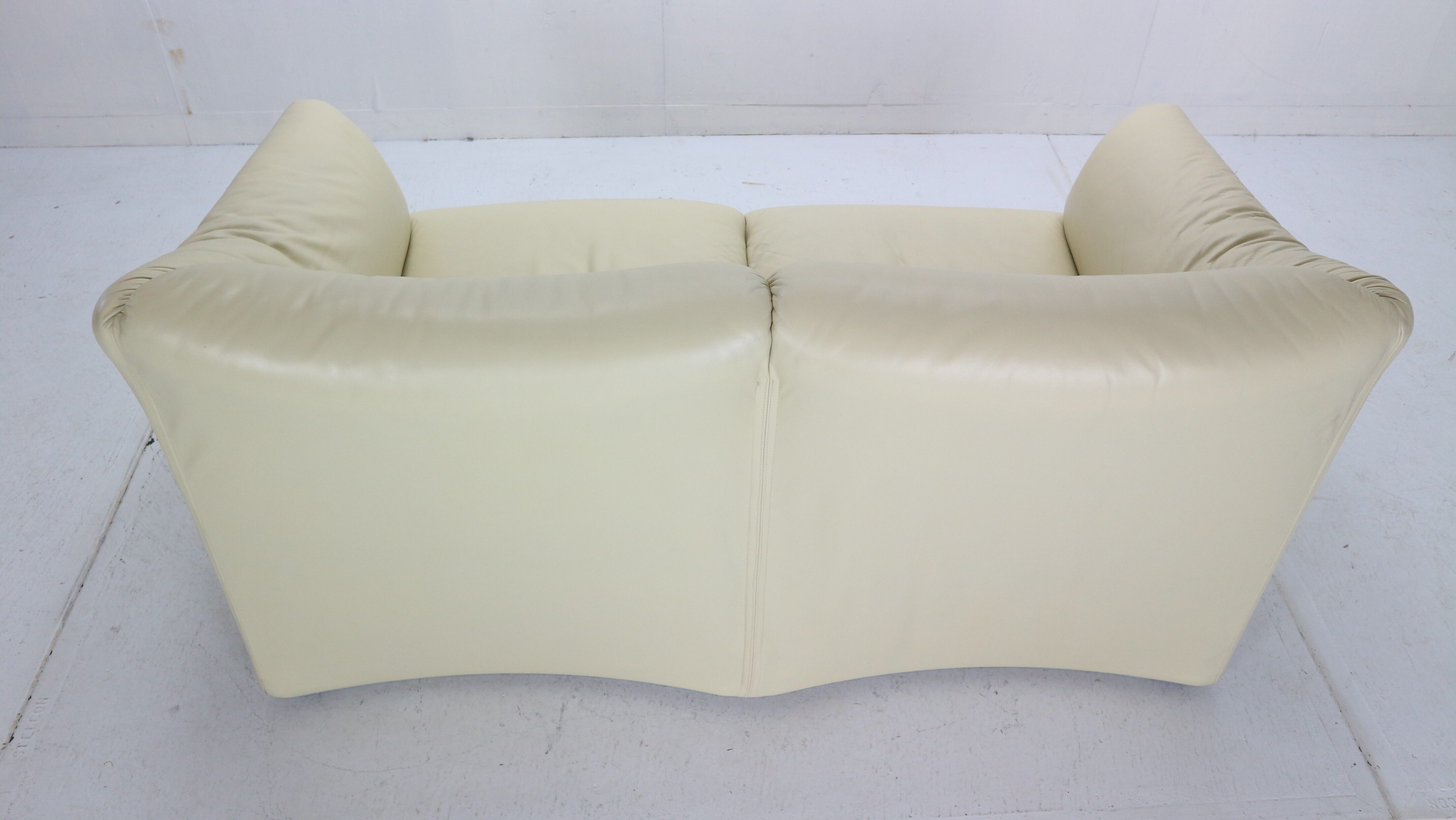 Leather sofa Mario Bellini "Tentazione" for Cassina, 1970s
