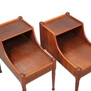 Pair of vintage Danish bedside tables in mahogany – 1950s