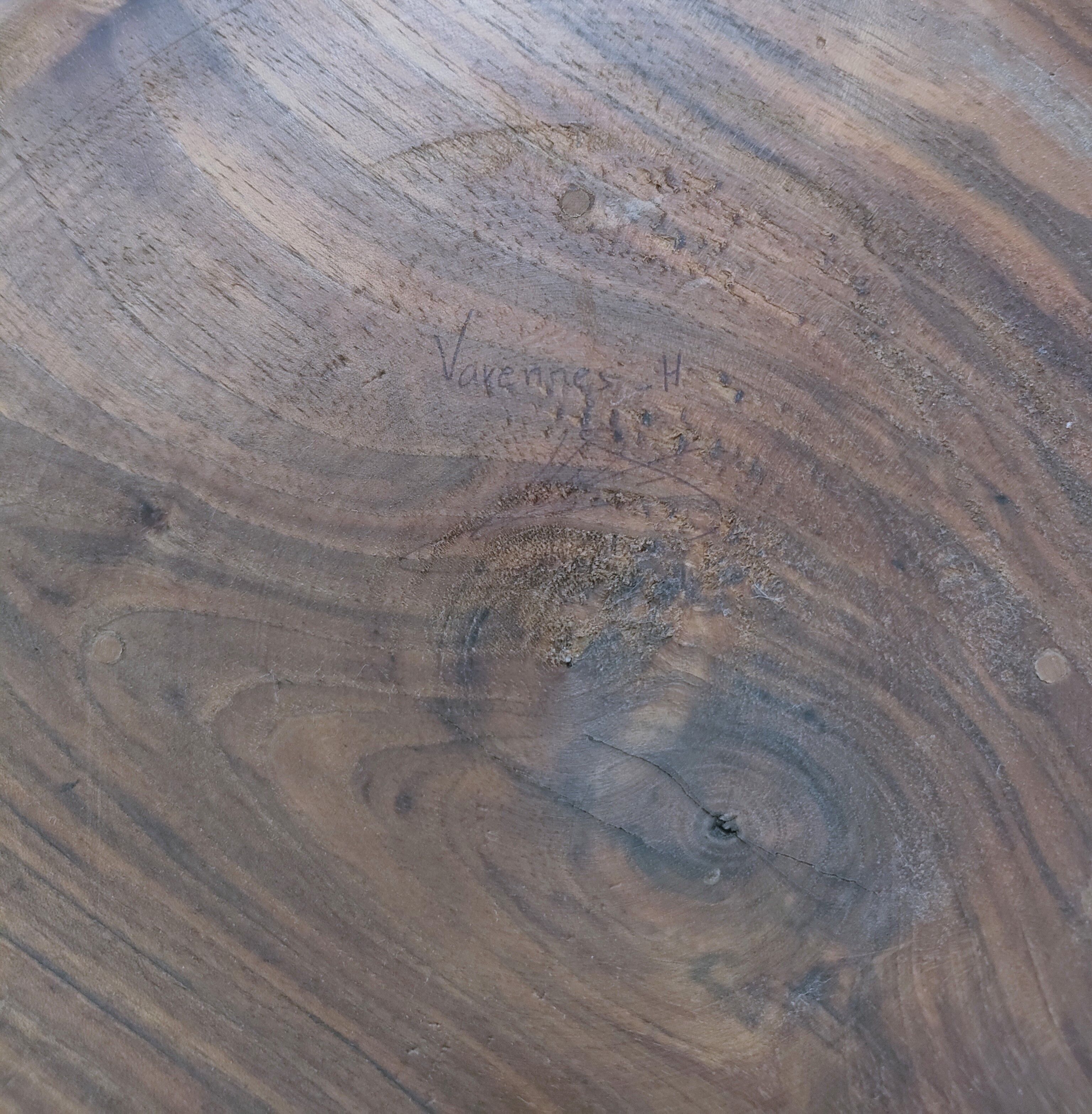 Nutcracker in solid wood and its mallet