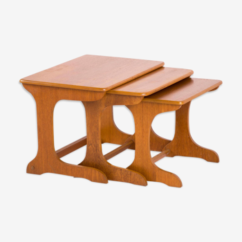 Scandinavian low nesting tables