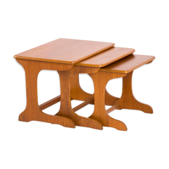 Scandinavian low nesting tables
