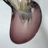 Fruit cup vintage Murano glass 1960 purple yellow