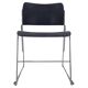 Midcentury David Rowland 40/4 Black and Chrome Side Chair, 1970s
