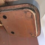 Silver-plated metal table lamp by Jean Curti, 1970