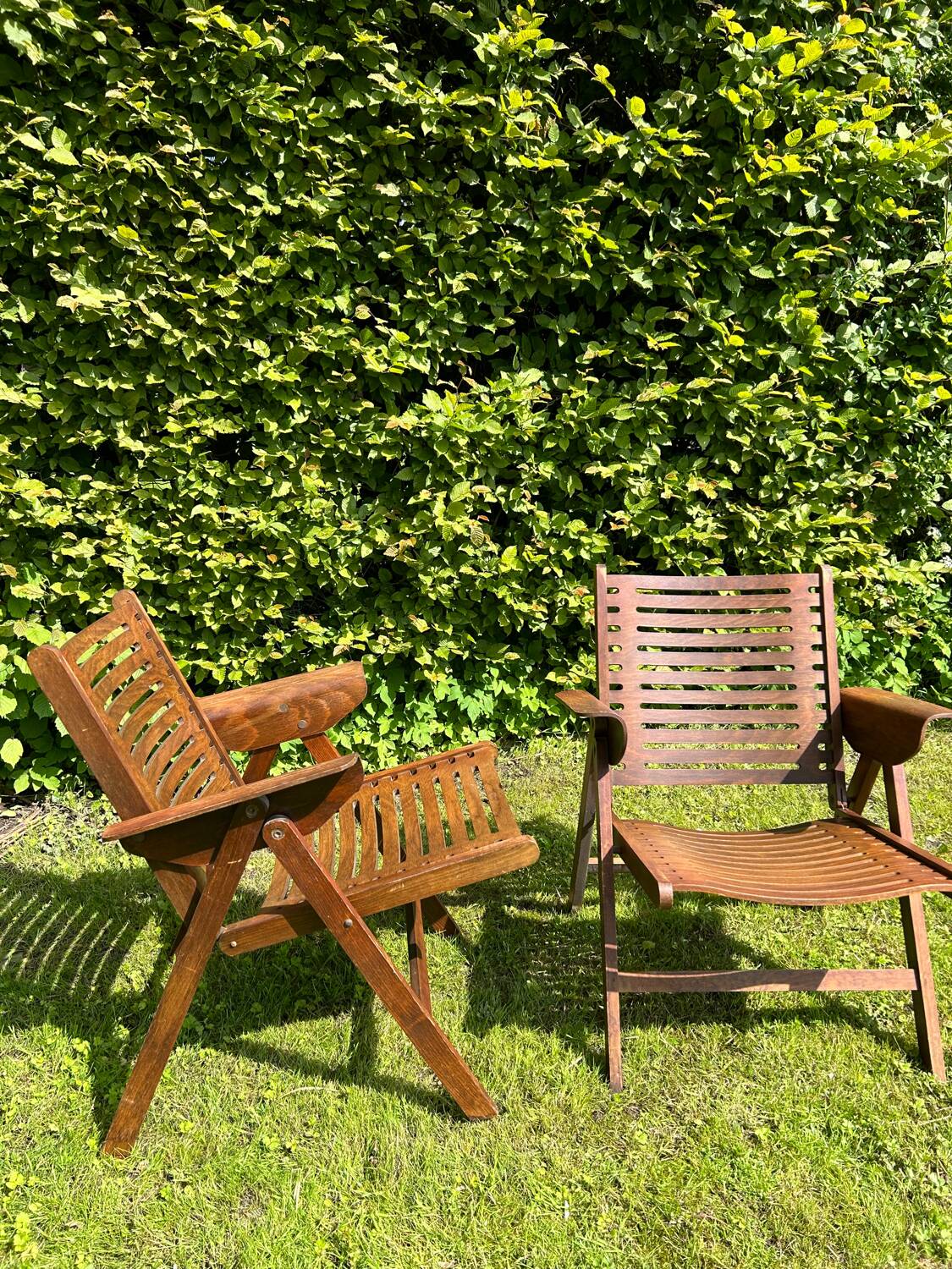 “Rex” folding armchairs by Niko Kralj