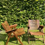 “Rex” folding armchairs by Niko Kralj