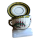 Tasse à thé avec soucoupe Henriot Quimper