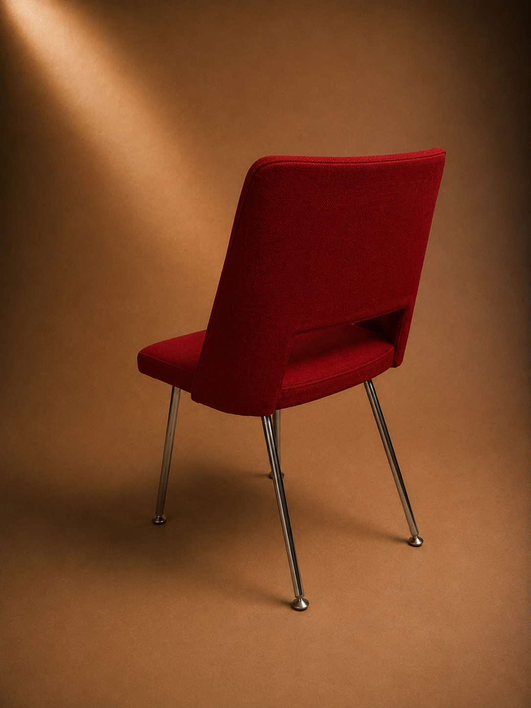 Fauteuil post moderne tweed Suisse Circa 1970