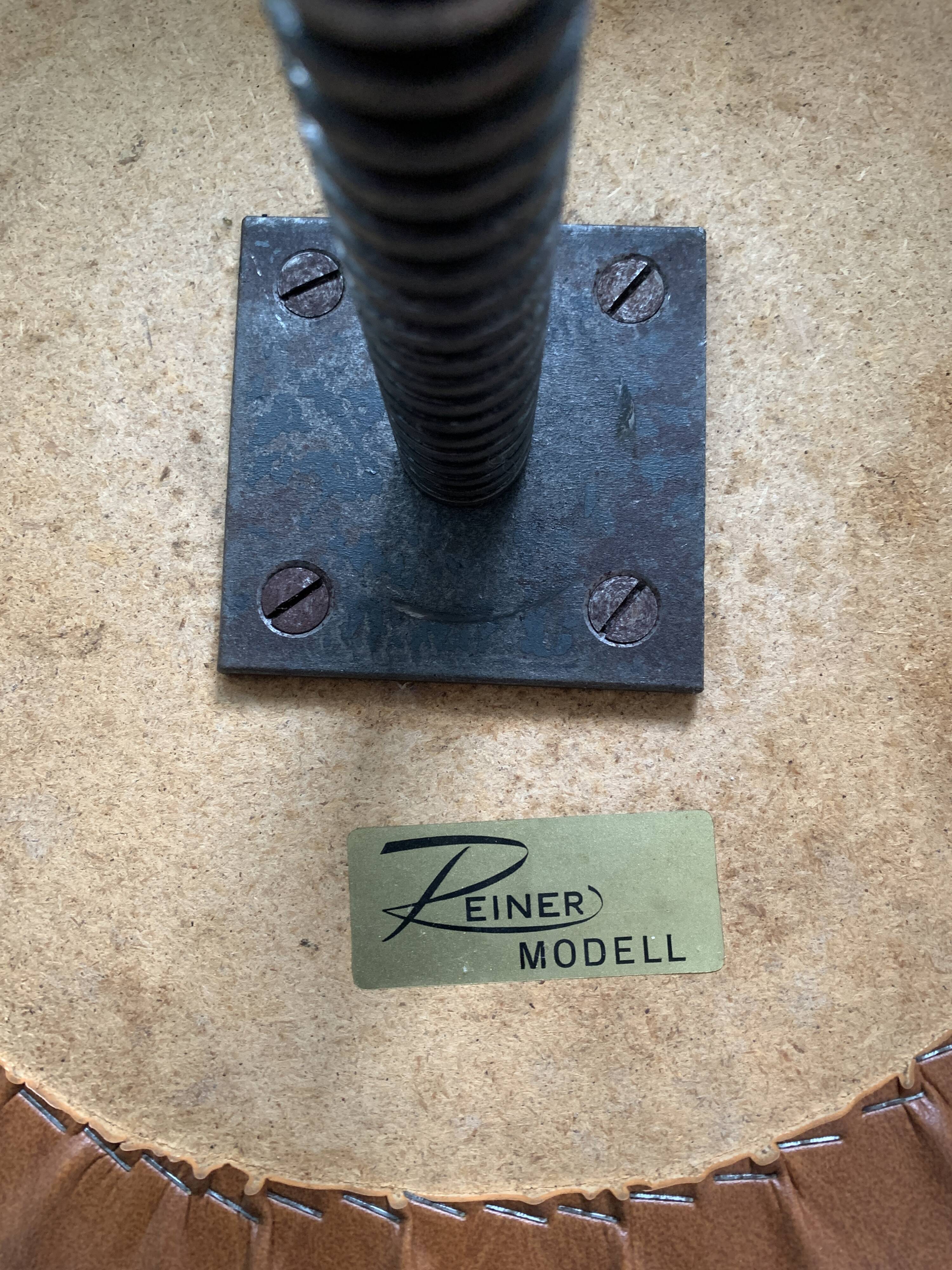 German piano stool, height adjustable, design Reiner Modell, 1950