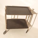 Foldable black foldable rolling service 50s