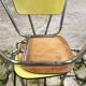 Suite de 4 chaises formica jaune