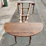 10-foot console in walnut era Louis Philippe