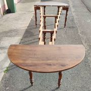 Louis Philippe period 10-foot walnut console table