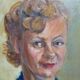 Portrait of woman french school of the twentieth century