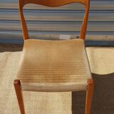 Suite of five Scandinavian chairs Roche Bobois