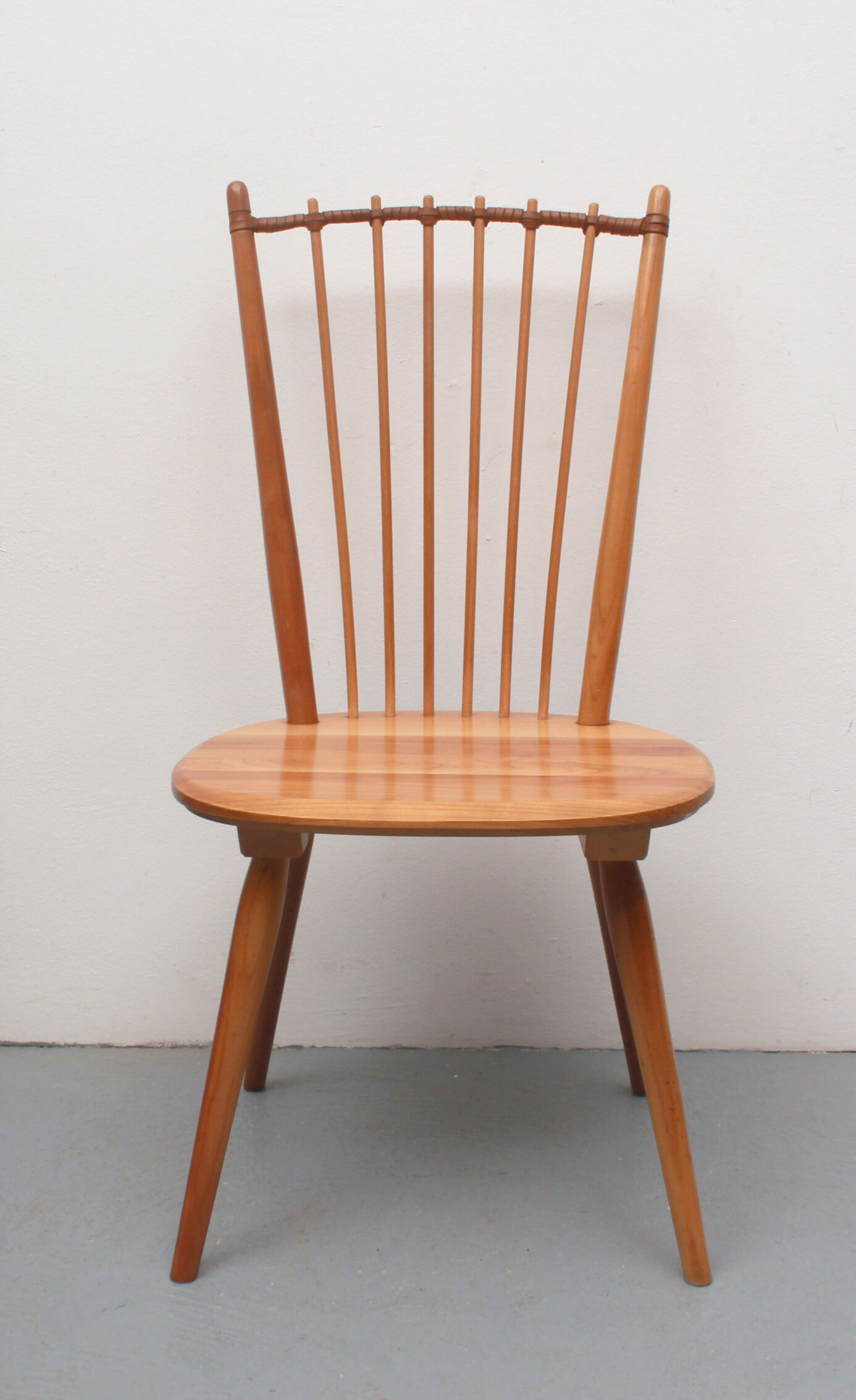 1950s chair in cherrywood, Albert Haberer