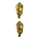 Paire de appliques en laiton suédoises
