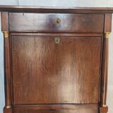 Empire walnut burl secretary