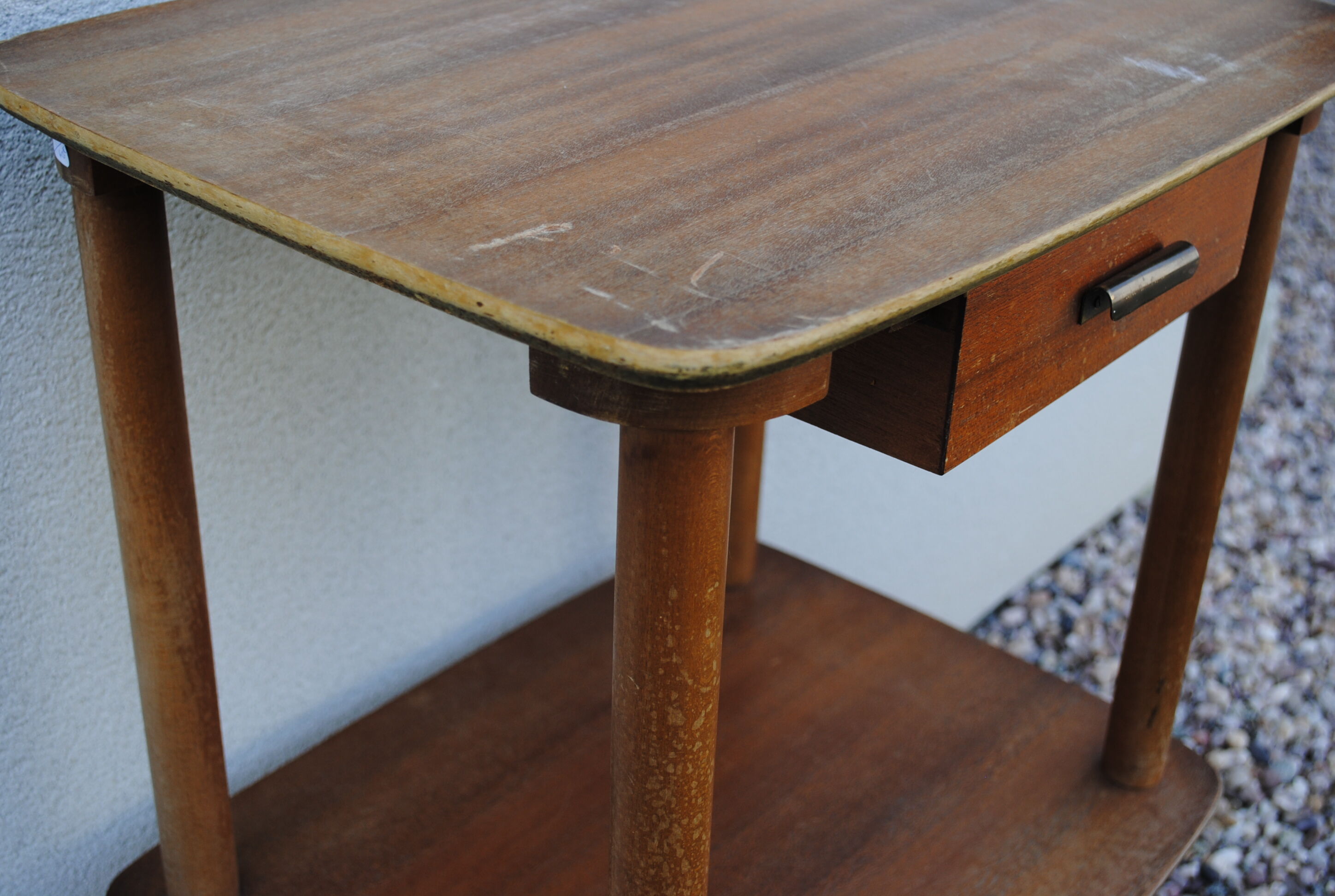 Desserte bois vintage