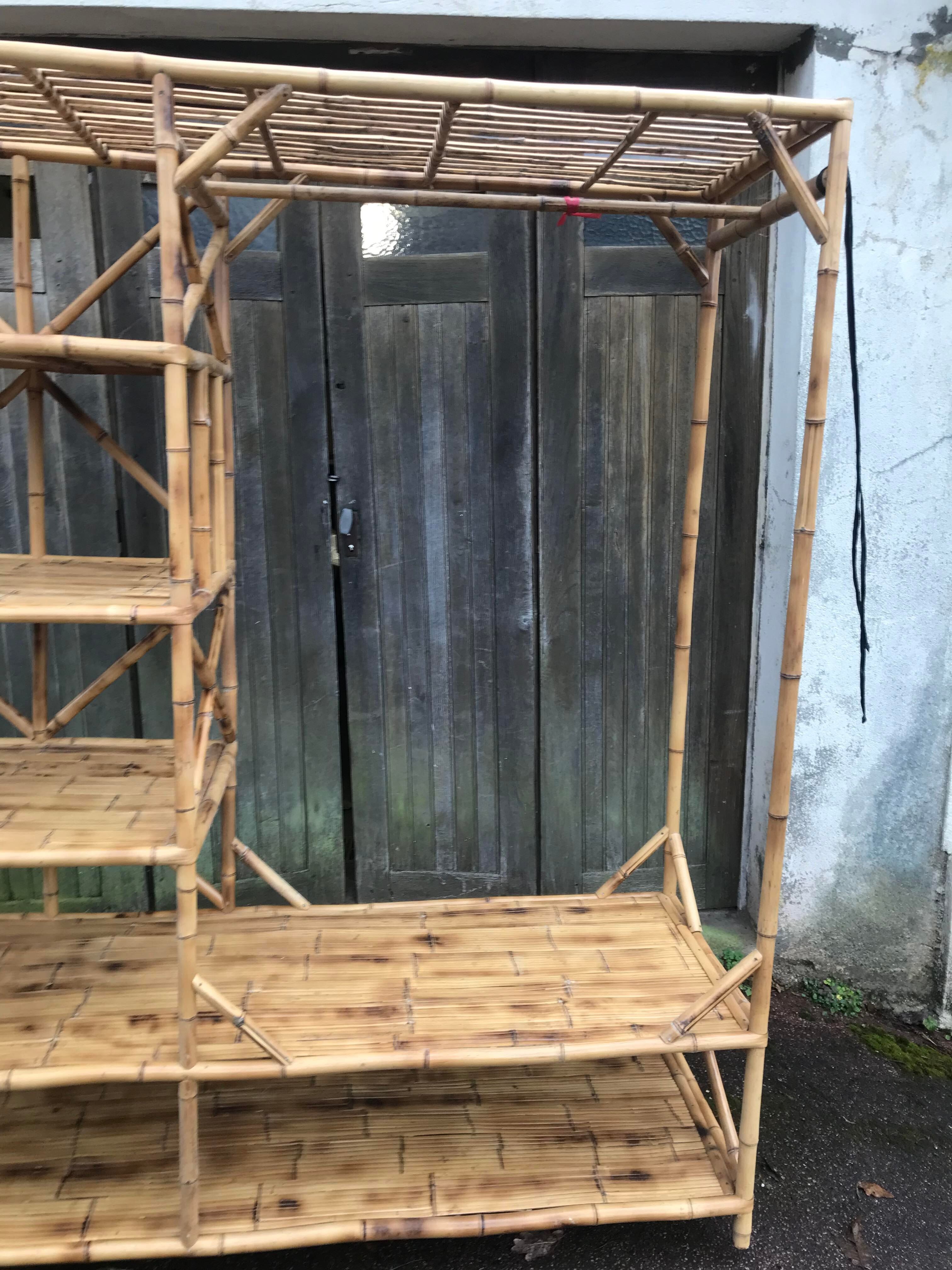 Bamboo wardrobe cabinet from Madagascar