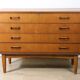 Commode scandinave en teck, 1960