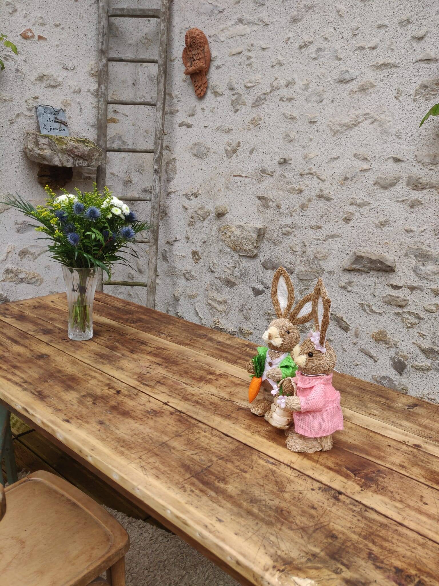 Table de ferme 191 cm x74 cm x 74,5 cm