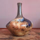 Single-flower vase in stoneware signed Edgard Aubry, Art Deco ceramic work.
