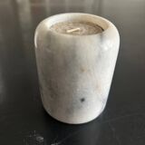 pair of marble candlesticks